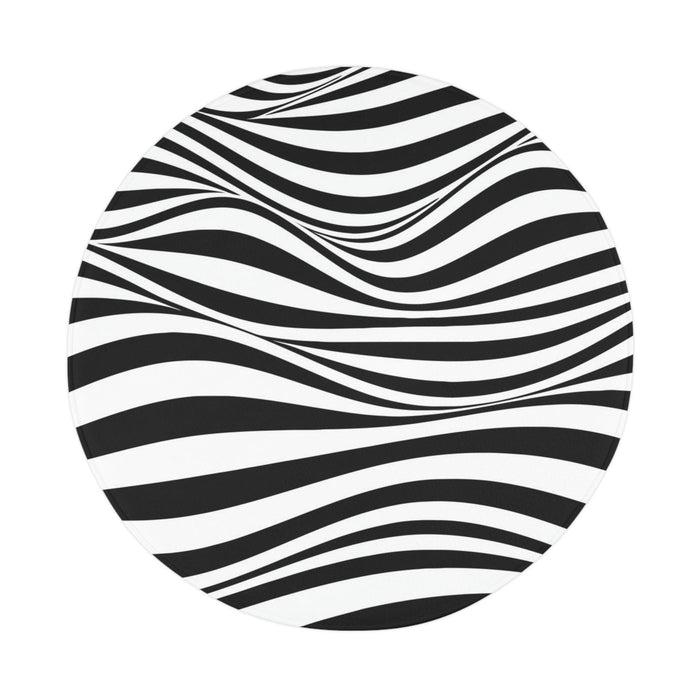 Maison d'Elite Personalized Optical Illusion Polyester Bath Mat