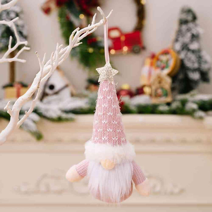 Whimsical Duo of Faceless Gnome Hanging Widgets