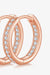 Moissanite 925 Sterling Silver Huggie Earrings Trendsi