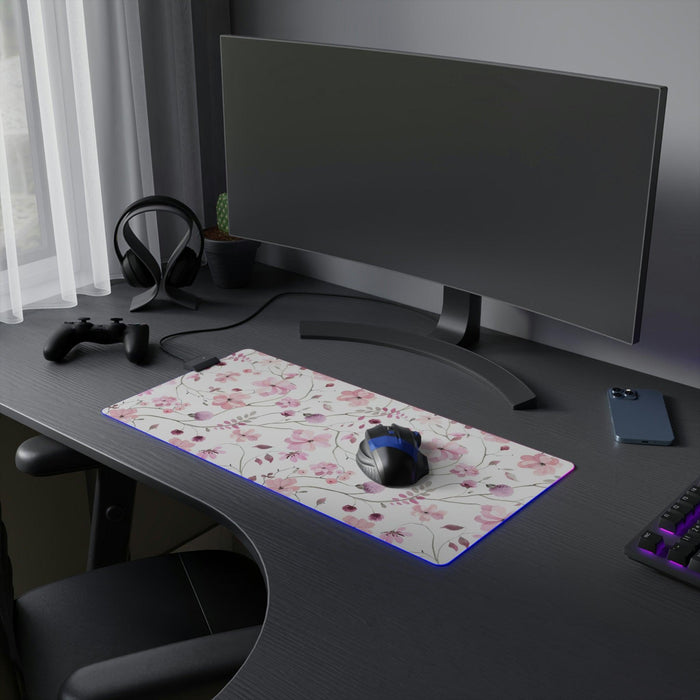 Elite Glow LED Gaming Mouse Pad - Ultimate Precision for Seamless Gameplay