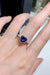 Heartfelt Romance Lab-Diamond Heart Ring with Sparkling Zircon Accents - A Timeless Love Token