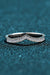 Sophisticated Moissanite Sterling Silver Ring: Timeless Elegance