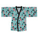 Japanese Artistry Collection: Luxurious Long Sleeve Kimono Robe with Personalized Options