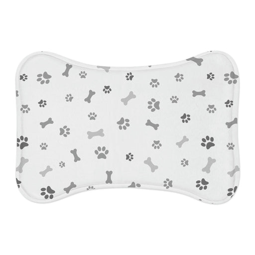 Personalized Non-Skid Pet Feeding Mats in Playful Designs