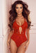 Sultry Lace Bodysuit with Peekaboo Cutouts and Elegant Bow Accents