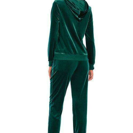 Ribbed Textured Hoodie and Jogger Set