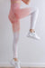 Elegant Ombre High-Waisted Athletic Leggings