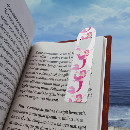Customizable Personalized Mermaid Aluminum Bookmark - Elegant Page Holder for Bookworms