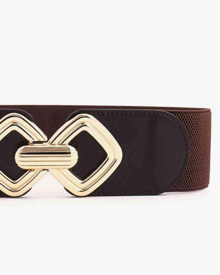 Sleek Elastic Geometric Belt Collection - Perfect for Any Occasion