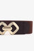 Elastic Geometric Belt Set with Chic Buckle - Upgrade Your Ensemble