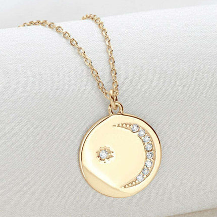 Sophisticated Platinum-Plated Silver Floral Necklace with Lab-Created Diamond Pendant