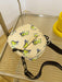 Butterfly Design Polyester Mini Crossbody Bag