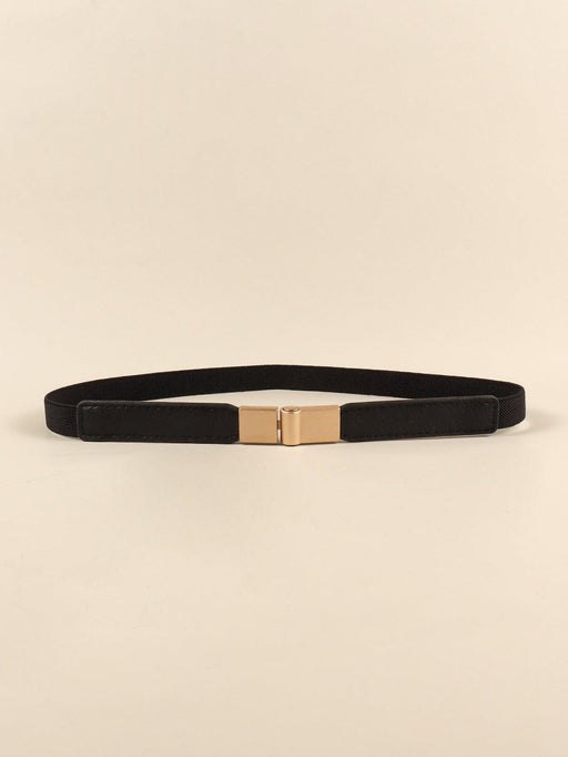 Skinny Elastic PU Belt