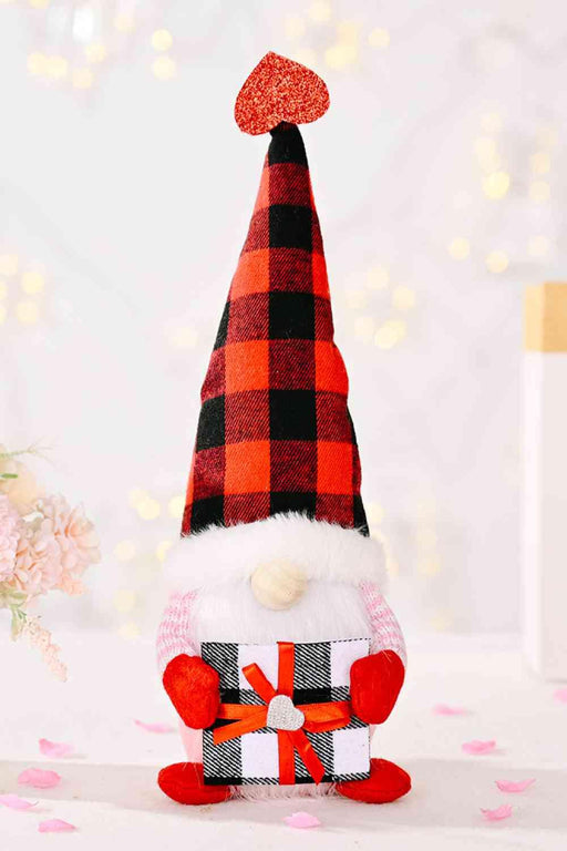 Plaid Pointed Hat Gnome for Mother's Day