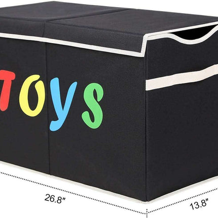 Kid's Space-Saving Collapsible Toy Storage Organizer - Durable and Convenient Solution