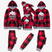 Cozy Mommy Bear Hoodie and Plaid Pants Set
