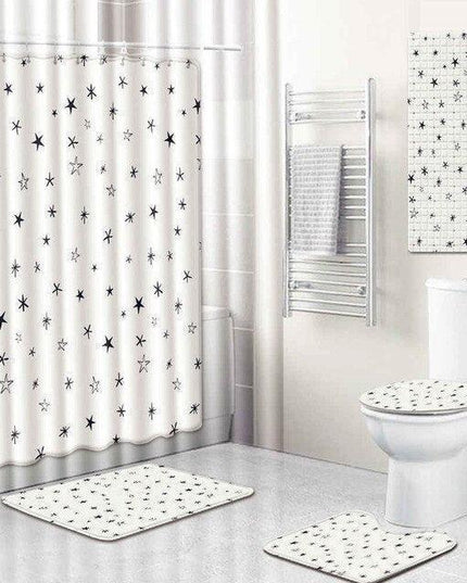 Elegant 5-Piece Luxury Bath Ensemble with Distinctive Design Features