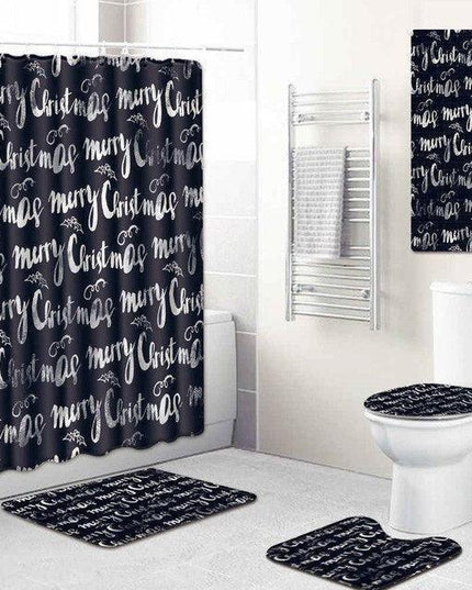 Vibrant 5-Piece Bathroom Ensemble with Playful Design