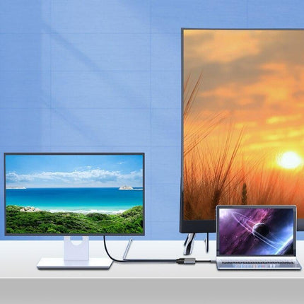 6-Port Dual HDMI Multi-Display Docking Station with 4K Output and USB 3.0 Connectivity - Très Elite