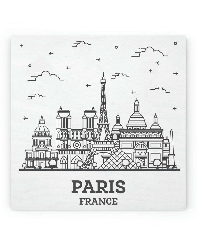 Rustic Parisian Forest Wall Art Collection