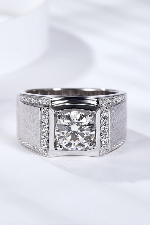 Elegant 1 Carat Lab-Diamond Platinum Ring
