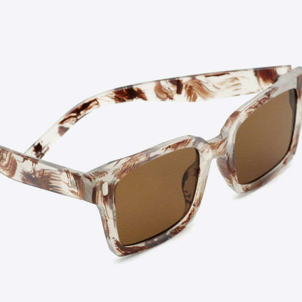 Chic Square UV400 Protective Sunglasses with Durable Polycarbonate Frame