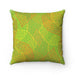Dual-Sided Greenery Throw Pillow Cover for Chic Home Styling