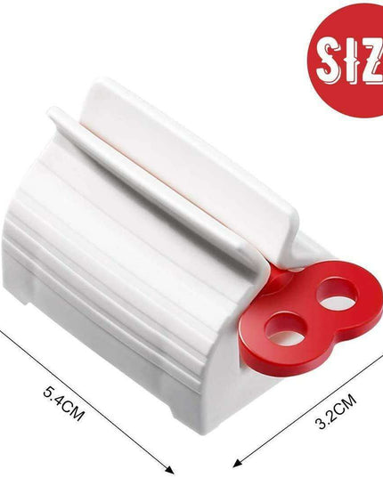 Automatic Toothpaste Dispenser and Toothbrush Holder - Wall-Mounted Bathroom Organizer