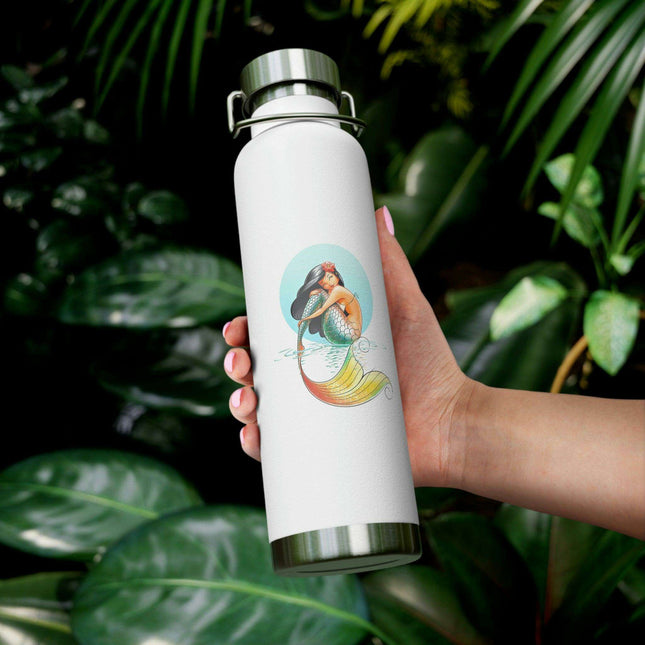 Mermaid Magic Copper Insulated Water Bottle - 22oz