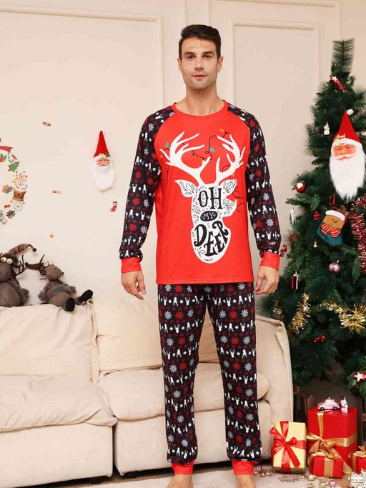 Holiday Reindeer Graphic Lounge Set