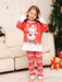 Chic Infant Ensemble Set with Long Sleeve Top and Patterned Bottoms