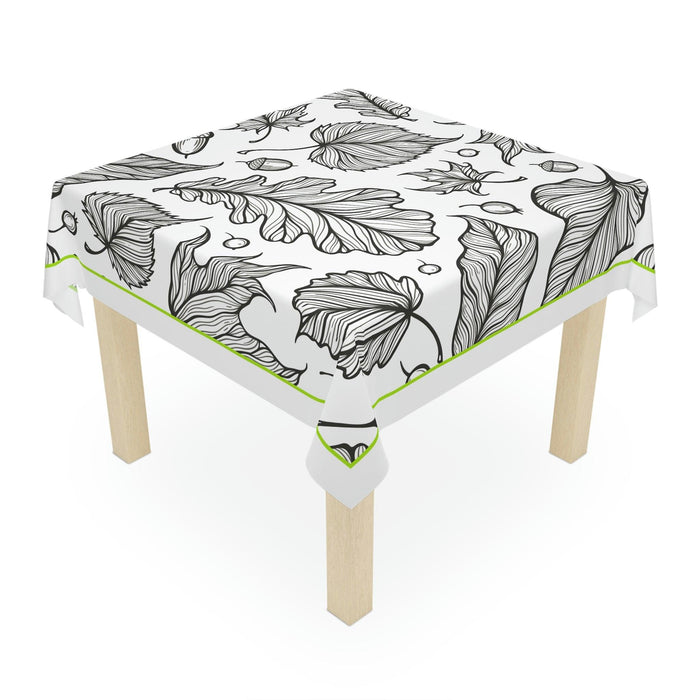 Autumn Elegance Square Tablecloth by Maison d'Elite: A Chic Upgrade for Your Dining Area