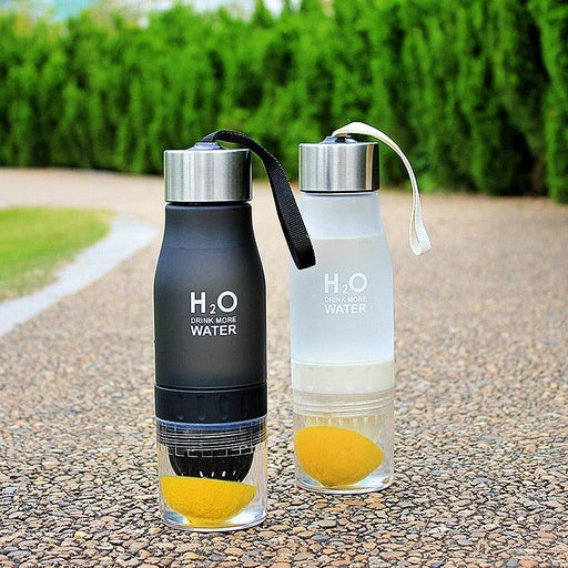 Infuser Water Bottle with Tea Infuser - 650ml Durable Plastic