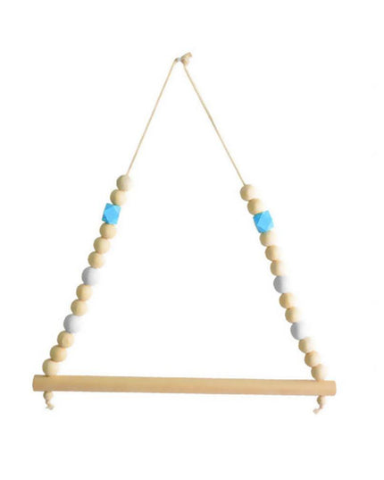 Enchanting Nordic Wooden Wall Hook for Playful Kids' Room Decor