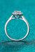 Moissanite 925 Sterling Silver Adjustable Ring-Trendsi-Silver-4-Très Elite