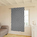 Geometric Blackout Polyester Window Curtains | 50 x 84