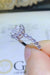Admired Elegance 1 Carat Lab-Diamond Platinum-Plated Ring