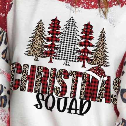 Cheerful Christmas Tree Graphic Holiday Sweater