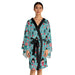 Japanese Artistry Collection: Luxurious Long Sleeve Kimono Robe with Personalized Options
