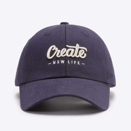 Customizable Cotton Baseball Cap: Trendy Sun Protection with Adjustable Fit