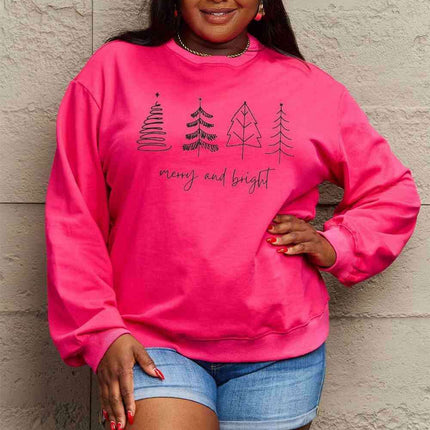 Festive Spirit Cotton Blend Sweatshirt