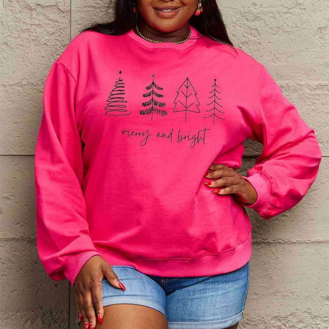 Festive Spirit Cotton Blend Sweatshirt