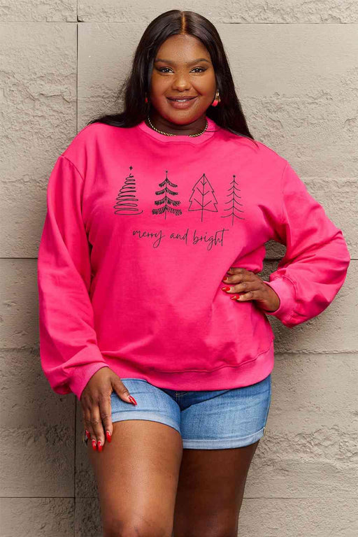 Cozy Festive Holiday Graphic Pullover Sweatshirt