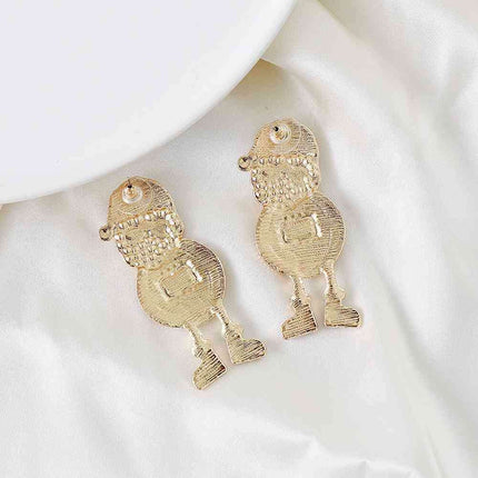 Festive Santa Rhinestone Dazzle Earrings