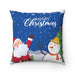 Reversible Joyeux Noel Decorative Pillow Cover - Stylish Two-Print Cushion Case