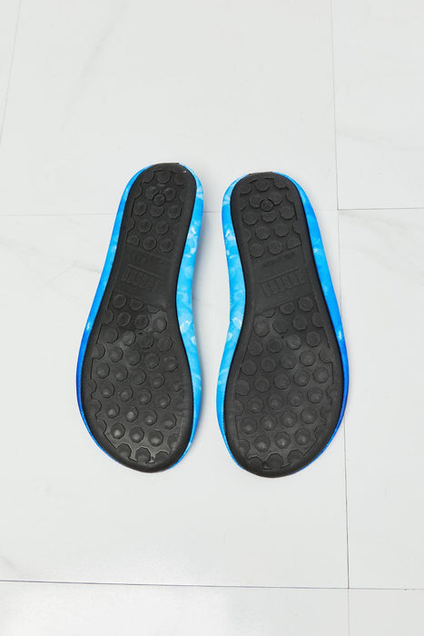 Blue Gradient Water Shoes for Beach Lovers by MMShoes
