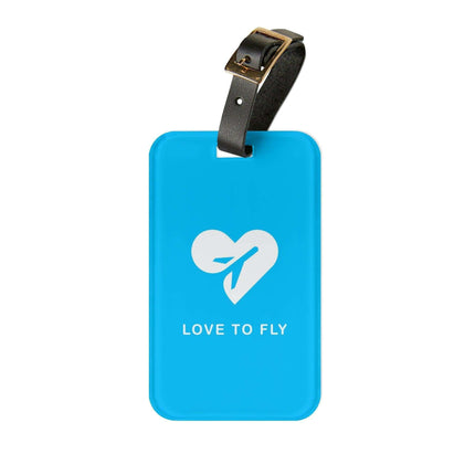 Personalized Peekaboo Acrylic Luggage Tag Set with Elegant Leather Strap - Must-Have Travel Accessory