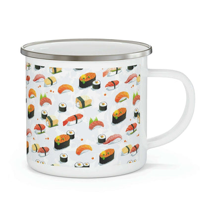 Customizable Enamel Coated Stainless Steel Camping Mug - Perfect for Outdoor Enthusiasts