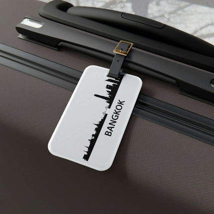 Elegant Personalized Acrylic Luggage Tag: Maison d'Elite Travel Accessory