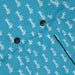 Indulgence Blue Custom Design Satin Women's Pajama Set